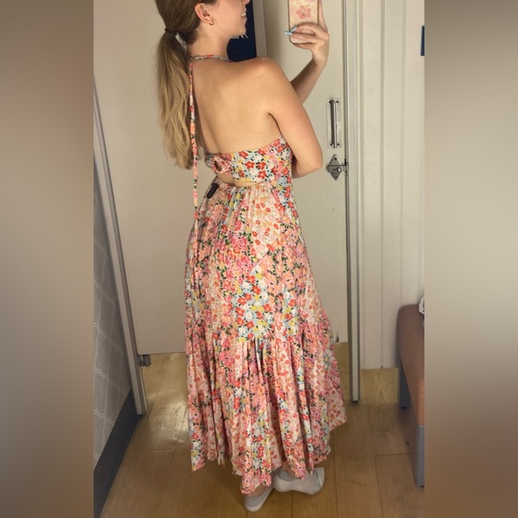 Pink patchwork ANGIE DRESS - Picture 4 of 4